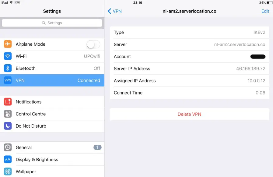 Apple iOS 10 VPN apps