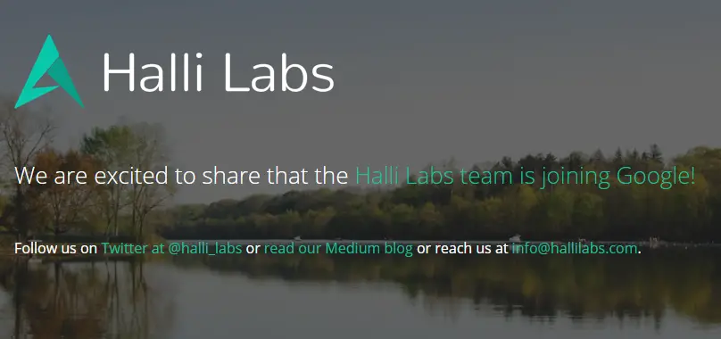 Google acquires Hali Labs