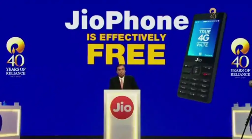 JioPhone free