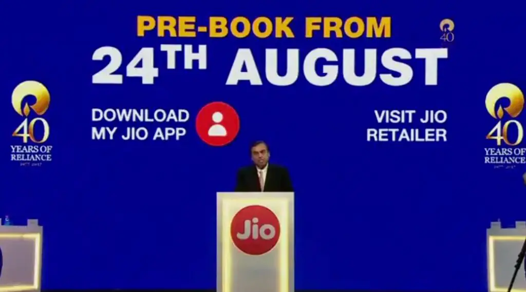 JioPhone prebooking