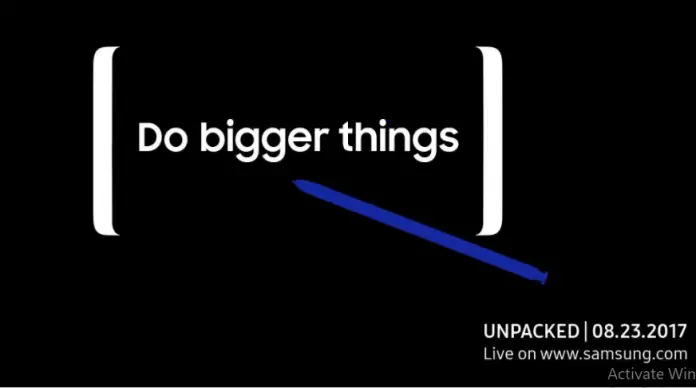 Samsung Galaxy Note 8 launch Samsung Galaxy Note 8 launch