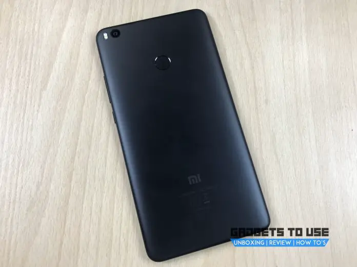 Xiaomi Mi Max 2 back Xiaomi Mi Max 2 back