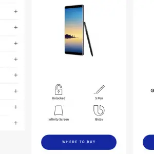 Samsung Galaxy Note 8 leaked on Official website