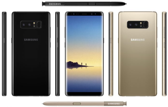 Samsung Galaxy Note 8 leaks Golden color Samsung Galaxy Note 8 leaks Golden color
