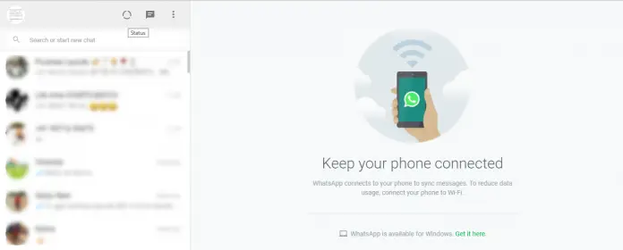 Whatsapp desktop status Whatsapp desktop status feature