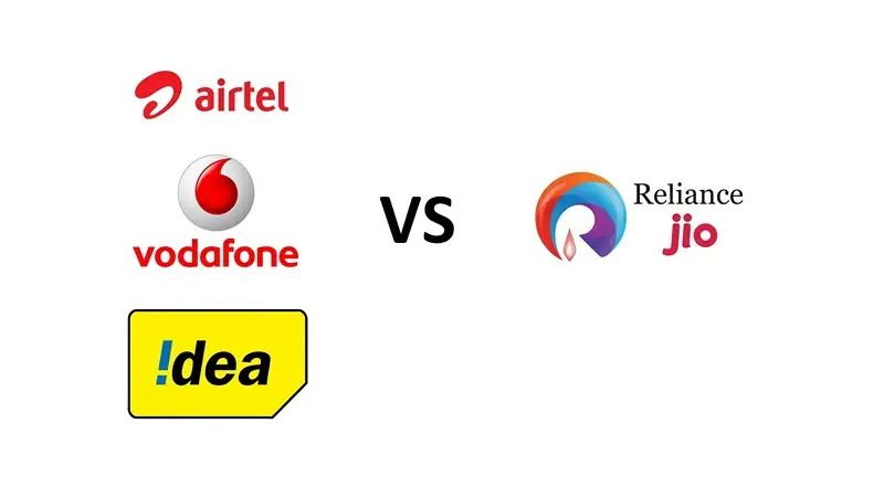 Airtel Vodafone Idea vs Reliance Jio