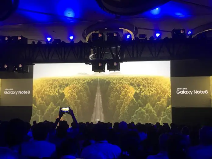 Samsung Galaxy Note 8 India launch image Samsung Galaxy Note 8 India launch image