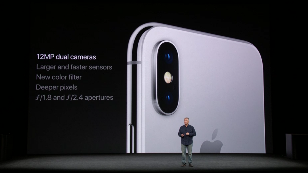 iPhone X cameras