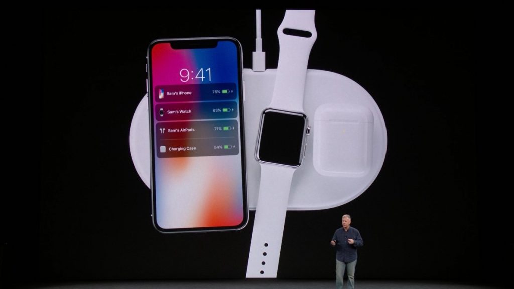 iPhone X wireless charging