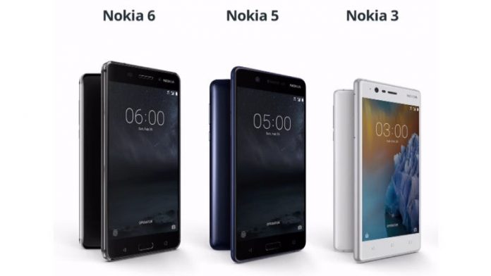 Nokia 3 Nokia 5 Nokia 6 Nokia 3 Nokia 5 Nokia 6