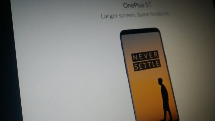 OnePlus 5T leaked OnePlus 5T leaked