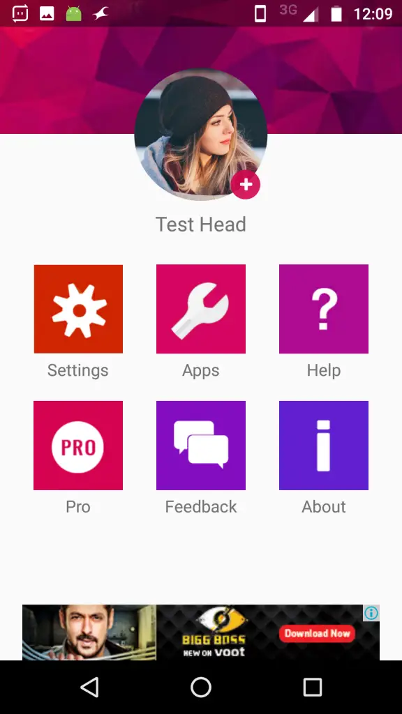 DirectChat app UI
