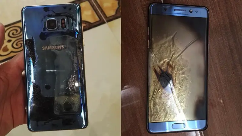Galaxy Note 7 Explosion