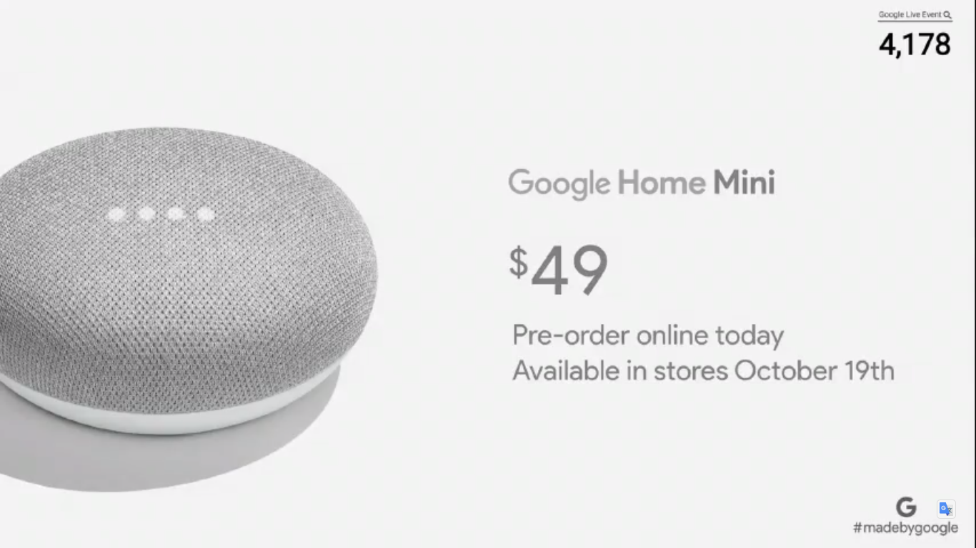 google home mini sale