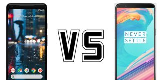 Google Pixel 2 XL vs OnePlus 5T