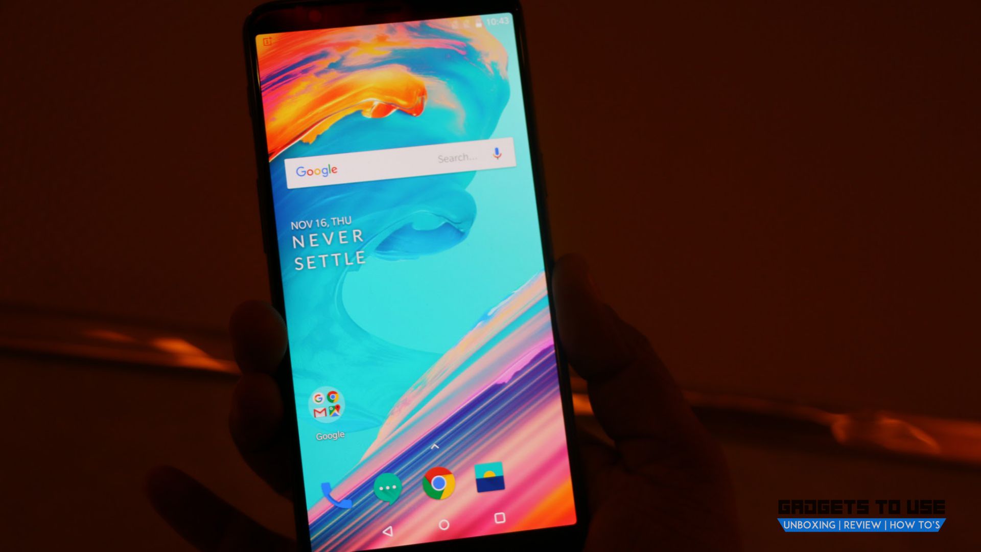 OnePlus 5T display