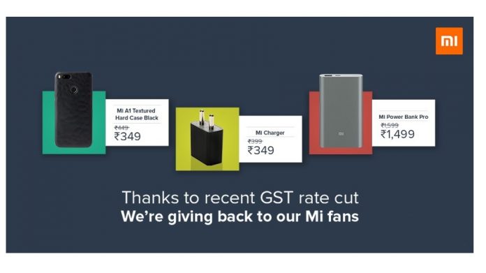 Xiaomi GST Price Cut Xiaomi GST Price Cut