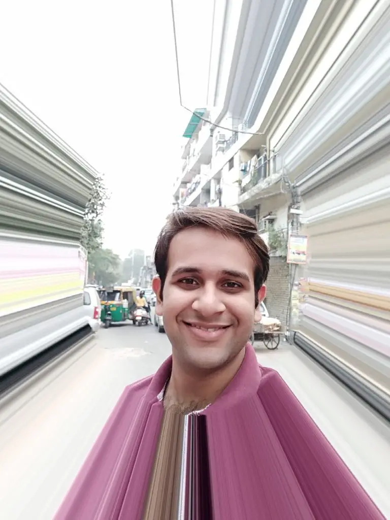 Xiaomi Redmi Y1 selfie sample- tunnel filter