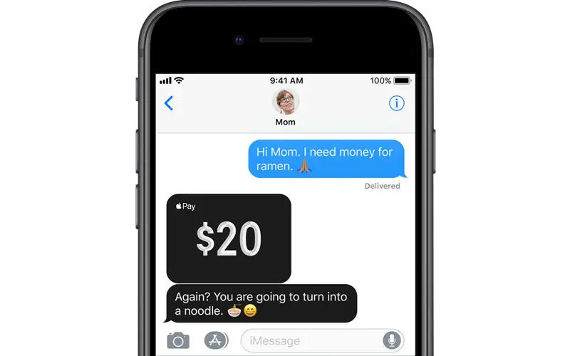 Как добавить apple pay в imessage