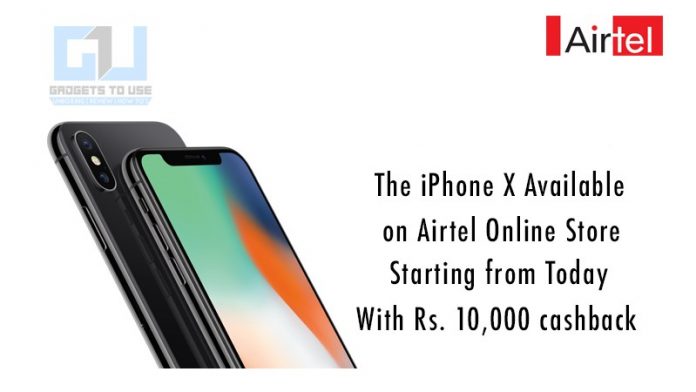 iPhone X Airtel