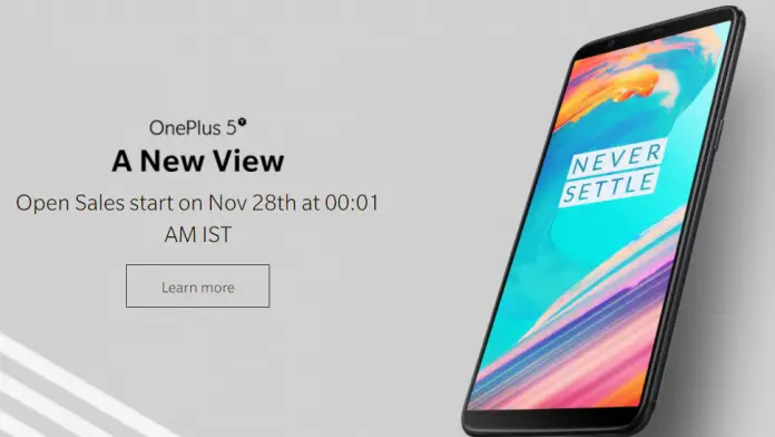 OnePlus 5T Open Sale Begins on Amazon India and OnePlus Store