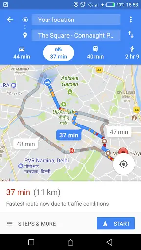 Google Maps gets Two Wheeler mode in India  here is how it works - 53