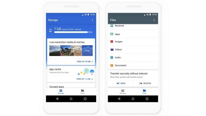 Google Files Go Google Files Go