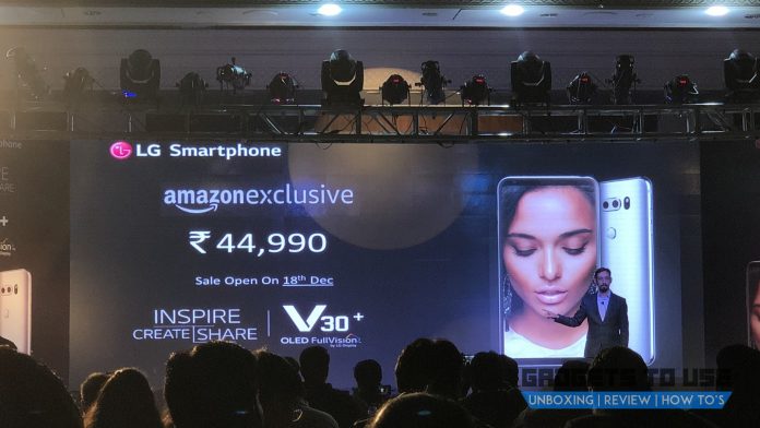 LG V30+ India price LG V30+ India price
