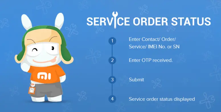 Mi Service Order Status