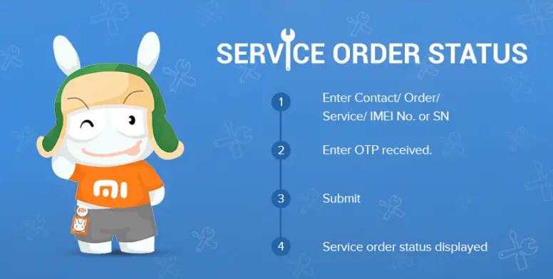 check imei your phone status Service your Status: Mi Track Xiaomi introduces Order