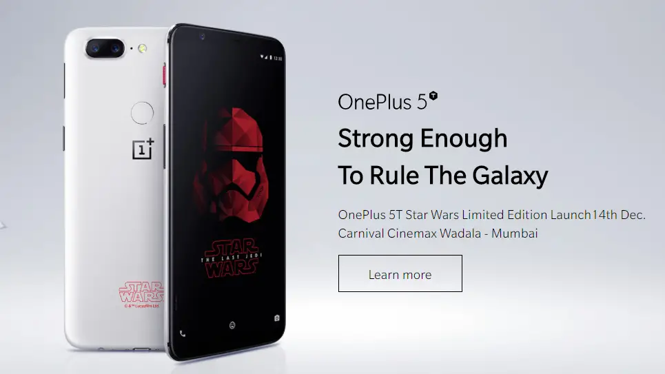 Oneplus 5t star wars limited edition buy