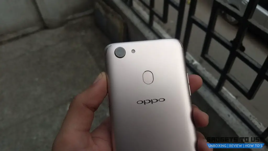 Oppo F5 back