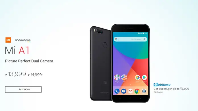 Xiaomi Mi A1 price cut