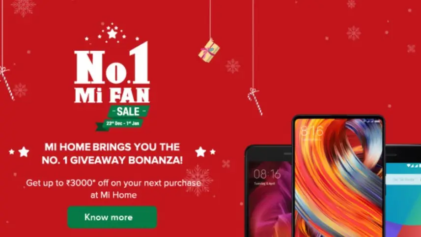 Xiaomi Mi Home No. 1 Mi Fan Sale