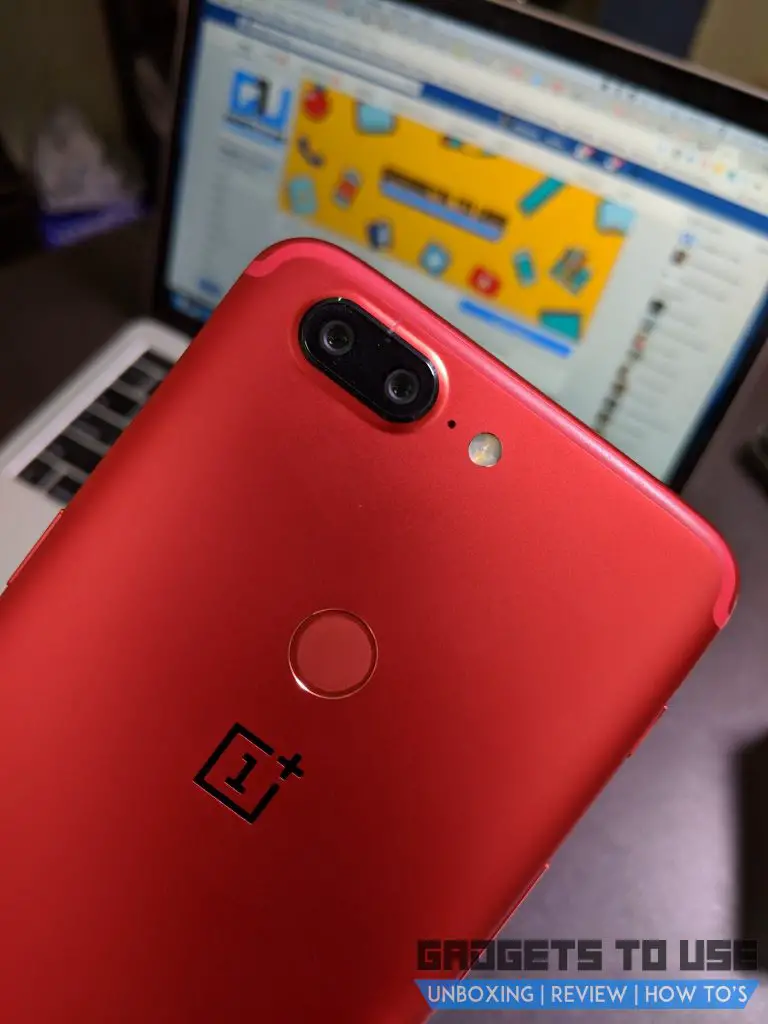 OnePlus 5T lava red