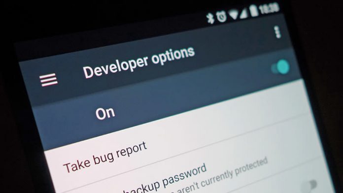 Developer options
