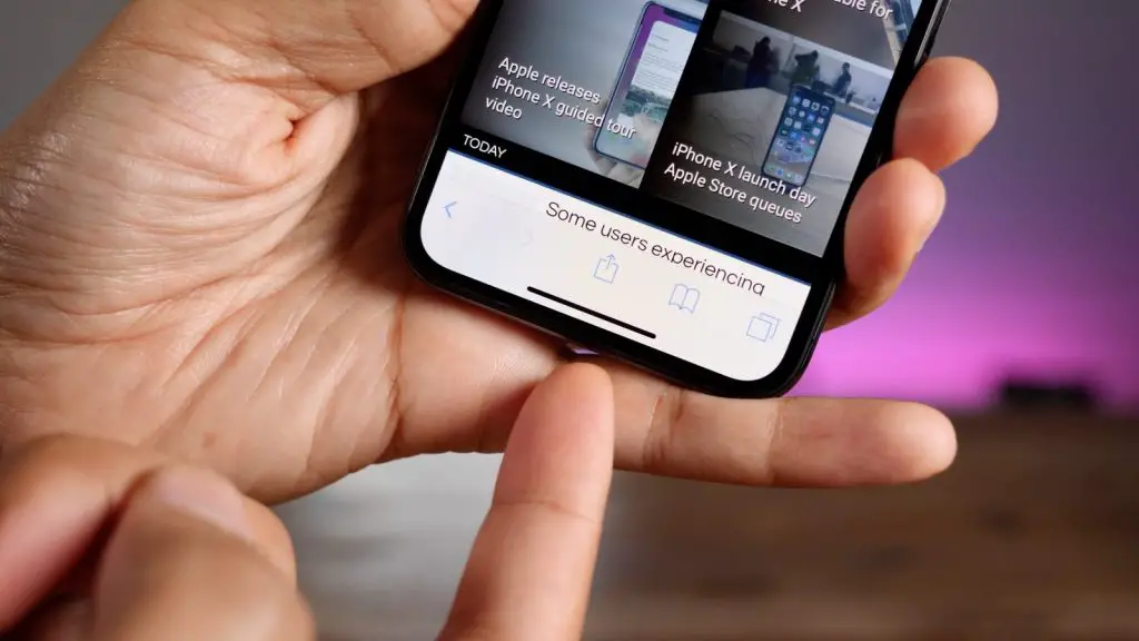 iPhone X gestures