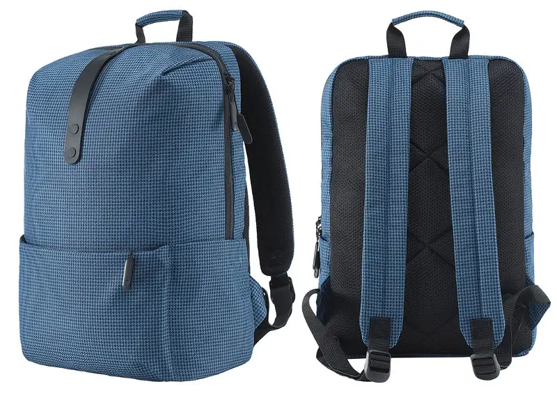 mi casual backpack blue