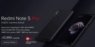 Xiaomi Redmi Note 5 Pro flash sale