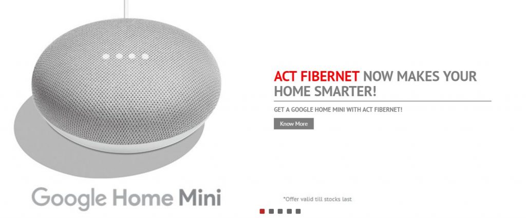 Google Home Mini Act Broadband