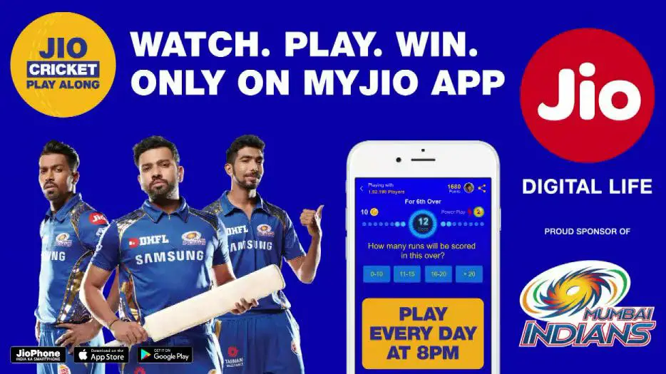 Jio Prime Watch IPL 2018 matches free with Jio Cricket Gold Pass