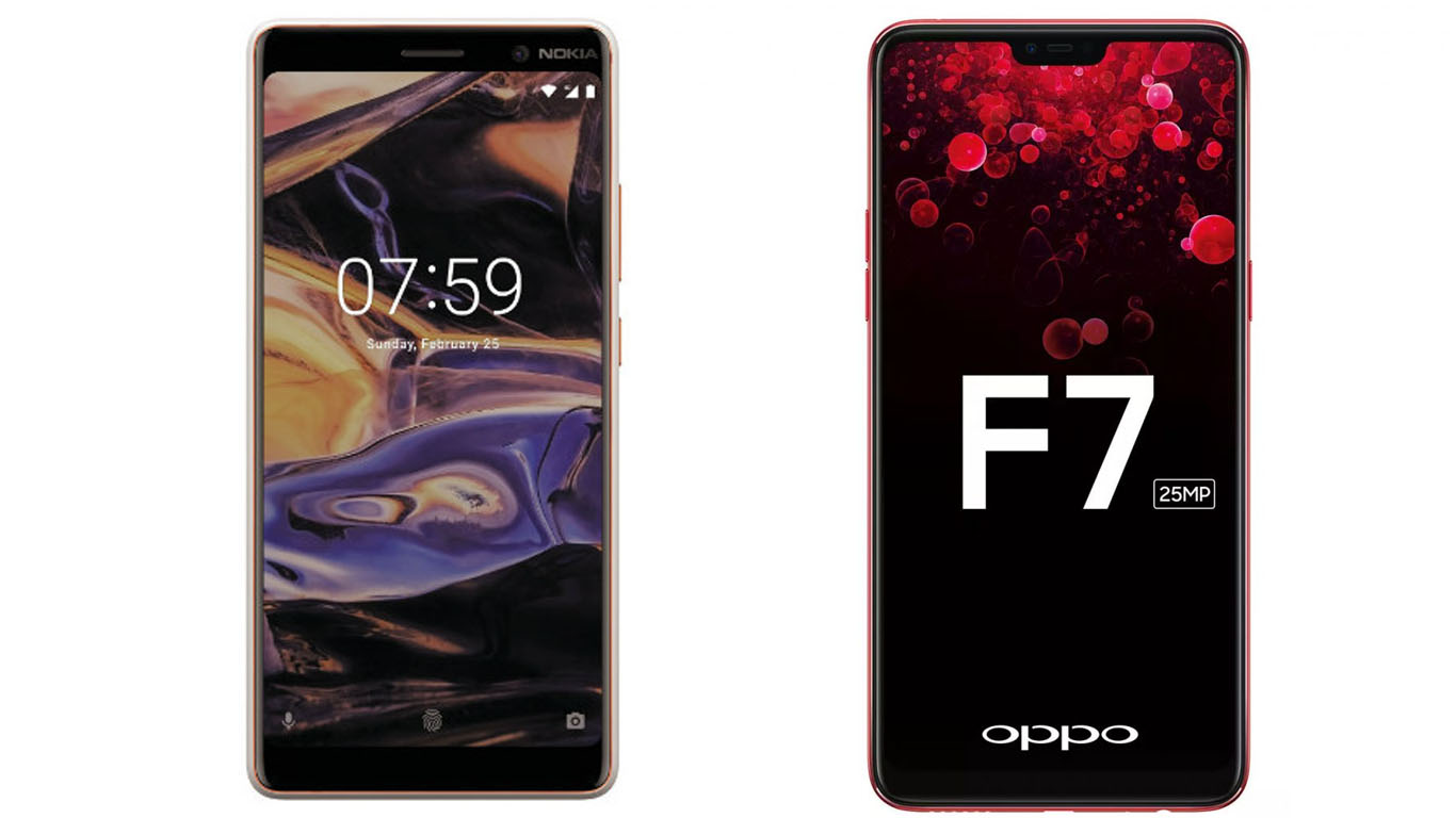 Nokia 7 Plus vs Oppo F7