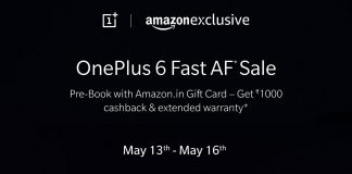 OnePlus 6 AF sale