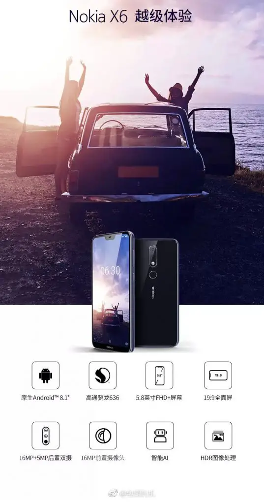 Nokia X6 specs  price leaked  Notch display  Snapdragon 636 and more - 14