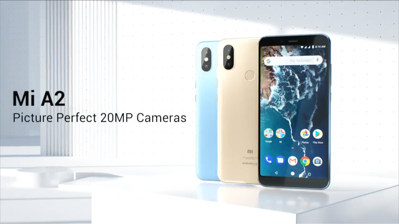 Xiaomi Mi A2, Mi A2 Lite Android One Smartphones Launched ...