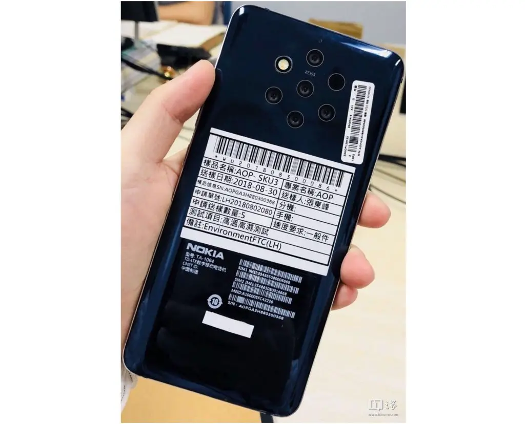 Nokia 9 Leaked Render Shows Penta Lens Camera  Notch Display - 76