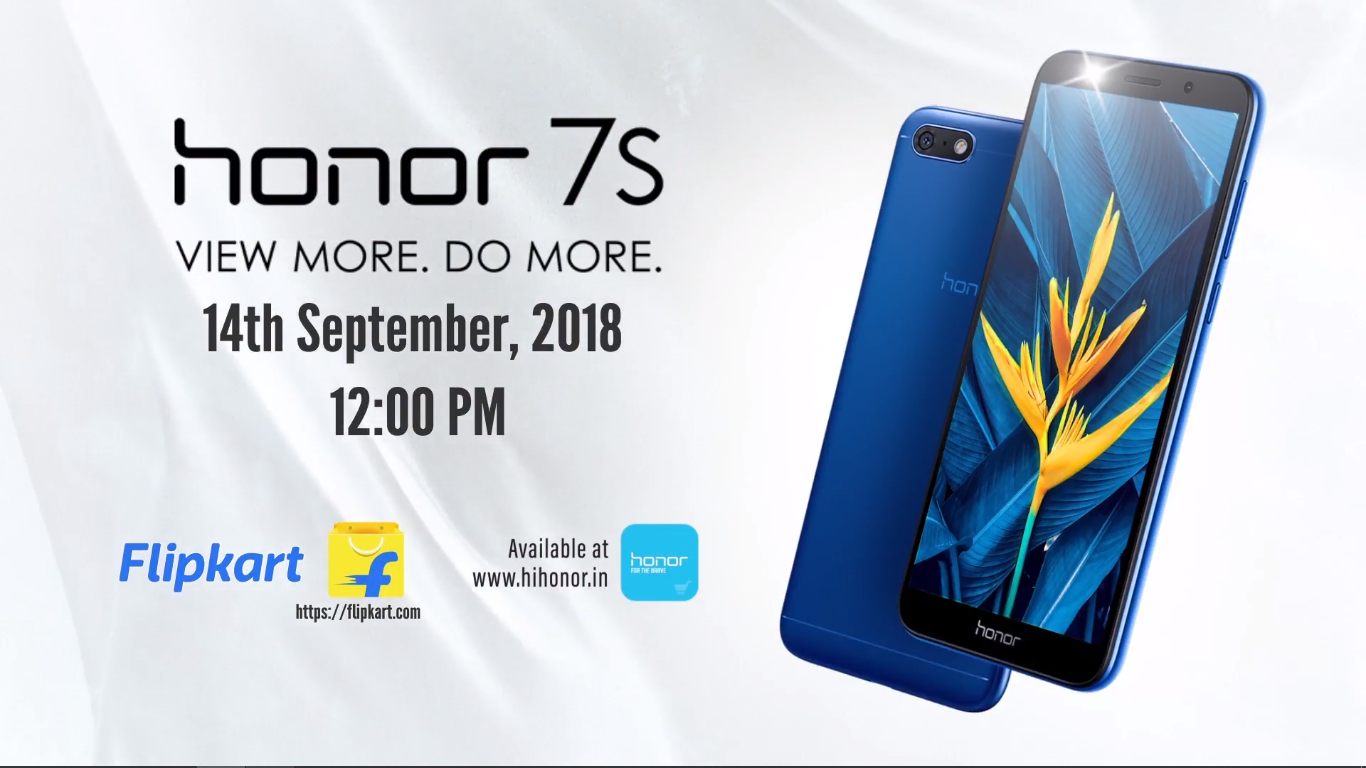 Honor 7S With 18:9 Display Launched in India For Rs. 6,999 