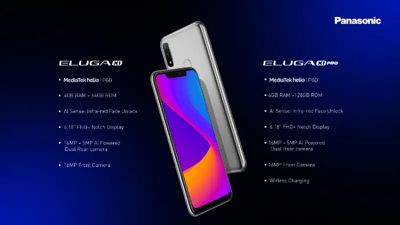 Panasonic Eluga X1  Eluga X1 Pro with notch display  IR face unlock  dual cameras launched starting at Rs  22990 - 22