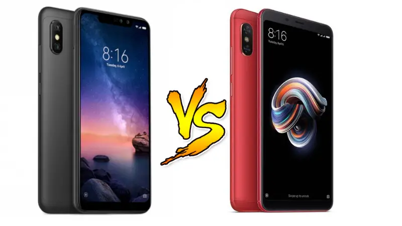 Xiaomi redmi note 5 pro vs oneplus 6