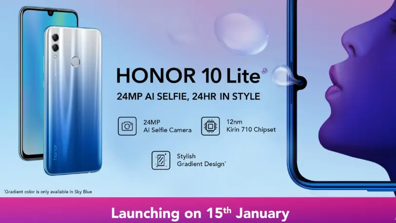 Honor 10 Lite Launching In India On January 15 Specifications And